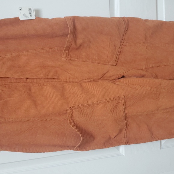 Free People High Roller Cord Jumpsuit/Sunburn - Picture 8 of 15